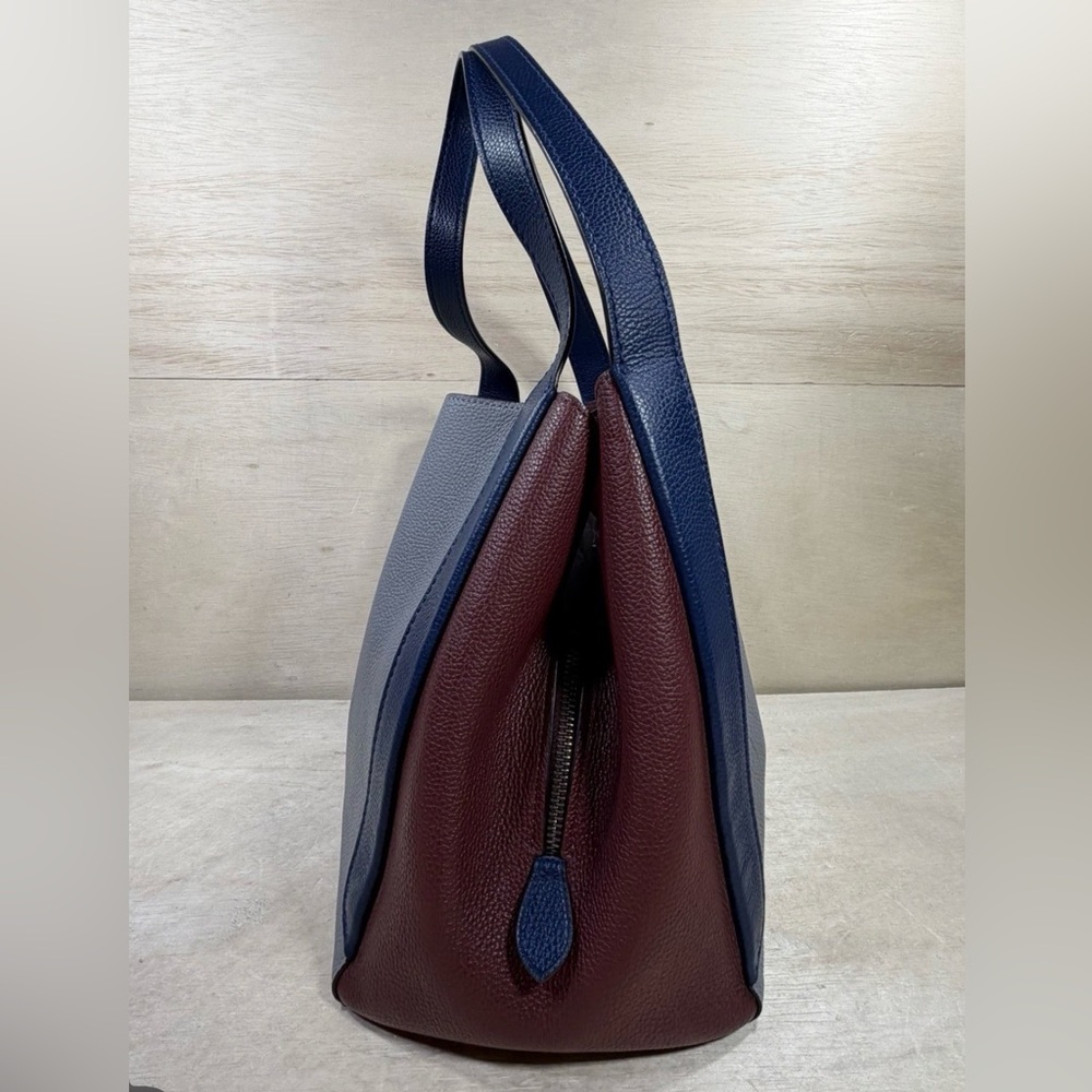 Coach 76088 Hadley Hobo In Colorblock (Baby Blue/Blue/Red) - EUC - Picture 7 of 10